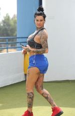JEMMA LUCY Working Out on Holiday in Gran Canaria 12/27/2017