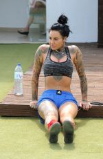 JEMMA LUCY Working Out on Holiday in Gran Canaria 12/27/2017