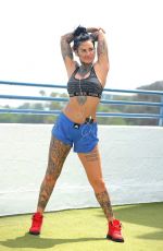 JEMMA LUCY Working Out on Holiday in Gran Canaria 12/27/2017