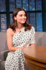 JENNA LOUISE COLEMAN at Late Night with Seth Myers in New York 12/12/2017