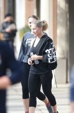 JENNIE GARTH Leaves a Gym in Los Angeles 12/26/2017