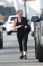 JENNIE GARTH Leaves a Gym in Los Angeles 12/26/2017