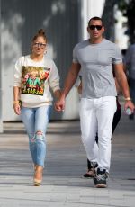 JENNIFEER LOPEZ and Alex Rodreguez Shopping in Miami 12/23/2017