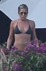 JENNIFER ANISTON in Bikini at a Pool in Cabo San Lucas 12/30/2017