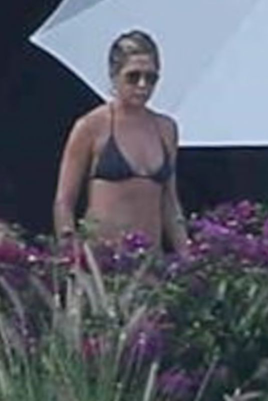 JENNIFER ANISTON in Bikini at a Pool in Cabo San Lucas 12/30/2017