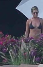 JENNIFER ANISTON in Bikini at a Pool in Cabo San Lucas 12/30/2017