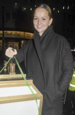 JENNIFER ELLISON at a Christmas Light Switch On Events in Blackpool 12/02/2017