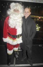 JENNIFER ELLISON at a Christmas Light Switch On Events in Blackpool 12/02/2017