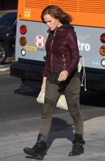 JENNIFER GARNER on the Set of Peppermint in Los Angeles 11/30/2017
