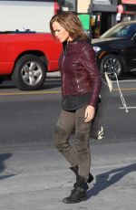 JENNIFER GARNER on the Set of Peppermint in Los Angeles 11/30/2017