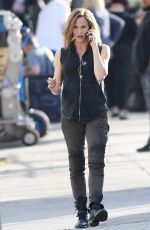 JENNIFER GARNER on the Set of Peppermint in Los Angeles 11/30/2017