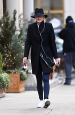 JENNIFER LARENCE Out Walks Her Dog in New York 12/18/2017