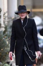 JENNIFER LARENCE Out Walks Her Dog in New York 12/18/2017