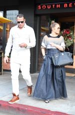 JENNIFER LOPEZ and Alex Rodriguez Out for Lunch at South Beverly Grill in Beverly Hills 12/29/2017