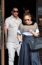 JENNIFER LOPEZ and Alex Rodriguez Out for Lunch at South Beverly Grill in Beverly Hills 12/29/2017