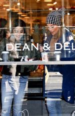 JENNIFER LOPEZ and VANESSA HUDGENS at Dean and Deluca on the Set of Second Act in New York 12/07/2017