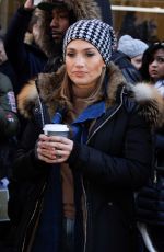 JENNIFER LOPEZ and VANESSA HUDGENS at Dean and Deluca on the Set of Second Act in New York 12/07/2017