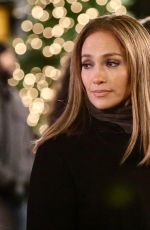 JENNIFER LOPEZ and VANESSA HUDGENS on the Set of Second Act in New York 12/08/2017