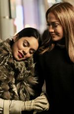 JENNIFER LOPEZ and VANESSA HUDGENS on the Set of Second Act in New York 12/08/2017