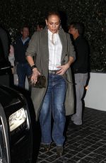 JENNIFER LOPEZ at Cecconi