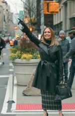 JENNIFER LOPEZ on the Set of Second Act in New York 12/08/2017