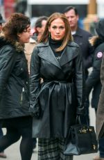 JENNIFER LOPEZ on the Set of Second Act in New York 12/08/2017