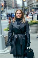 JENNIFER LOPEZ on the Set of Second Act in New York 12/08/2017