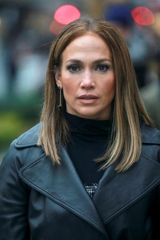 JENNIFER LOPEZ on the Set of Second Act in New York 12/08/2017