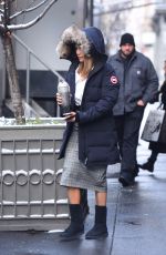 JENNIFER LOPEZ on the Set of Second Act in New York 12/14/2017