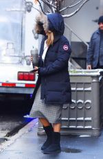 JENNIFER LOPEZ on the Set of Second Act in New York 12/14/2017