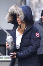 JENNIFER LOPEZ on the Set of Second Act in New York 12/14/2017