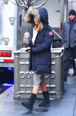 JENNIFER LOPEZ on the Set of Second Act in New York 12/14/2017