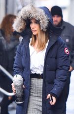 JENNIFER LOPEZ on the Set of Second Act in New York 12/14/2017
