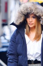JENNIFER LOPEZ on the Set of Second Act in New York 12/14/2017