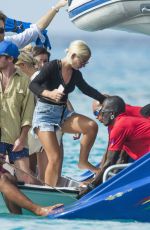 JESS WOODLEY at a Boat in Barbados 12/28/2017