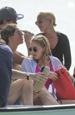 JESS WOODLEY at a Boat in Barbados 12/28/2017