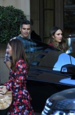 JESSICA ALBA and Cash Warren Leaves a Party in Beverly Hills 12/17/2017
