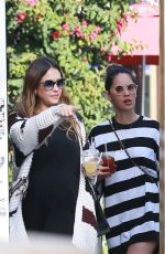 JESSICA ALBA and OLIVIA MUNN Out for Lunch in Beverly Hills 12/18/2017