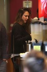 JESSICA ALBA at Cabbage Patch Restaurant in Beverly Hills 12/20/2017