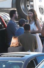 JESSICA BEIL and Jjustin Timberlake on the Set of Untitled Music Video in Los Angeles 12/13/2017