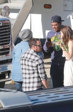 JESSICA BEIL and Jjustin Timberlake on the Set of Untitled Music Video in Los Angeles 12/13/2017