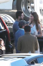 JESSICA BEIL and Jjustin Timberlake on the Set of Untitled Music Video in Los Angeles 12/13/2017