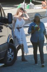JESSICA BEIL and Jjustin Timberlake on the Set of Untitled Music Video in Los Angeles 12/13/2017