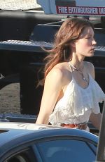 JESSICA BEIL and Jjustin Timberlake on the Set of Untitled Music Video in Los Angeles 12/13/2017