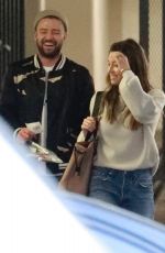 JESSICA BIEL and Justin Timberlake Out in Brentwood 11/30/2017