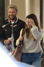 JESSICA BIEL and Justin Timberlake Out in Brentwood 11/30/2017