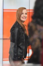 JESSICA CHASTAIN on the Set of Today Show in New York 12/15/2017