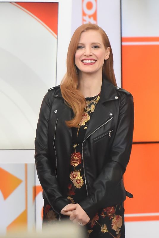 JESSICA CHASTAIN on the Set of Today Show in New York 12/15/2017