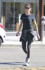 JESSICA GOMES Leaves a Gym in Beverly Hills 12/01/2017