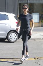 JESSICA GOMES Leaves a Gym in Beverly Hills 12/01/2017